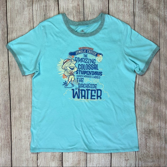 Rare! Disney Jungle Cruise Ringer Tee - Picture 3 of 10